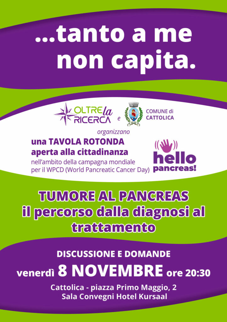 Tanto a me non capita - 8 Novembre 2024 Cattolica - Mese della Sensibilizzazione